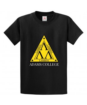 Adams College Lambda Unisex Classic Kids and Adults T-Shirt for Sitcom Fans